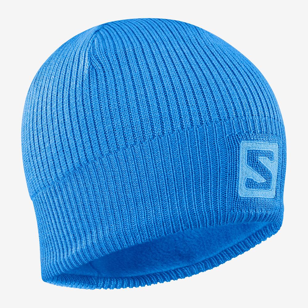 Salomon Israel LOGO - Mens Hats - Blue (OQRD-48592)